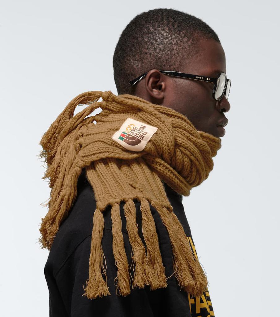 商品Gucci|The North Face x Gucci羊毛围巾,价格¥4658,第5张图片详细描述