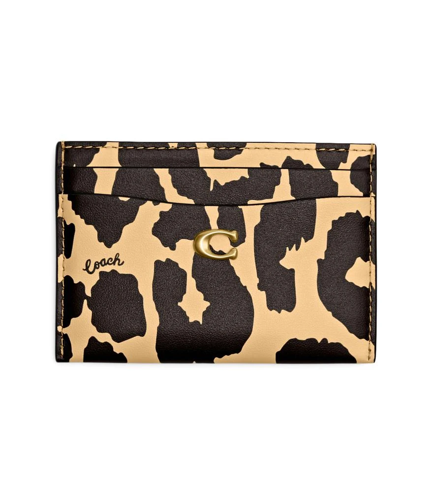 商品Coach|Essential Printed Leather Card Case,价格¥489,第1张图片