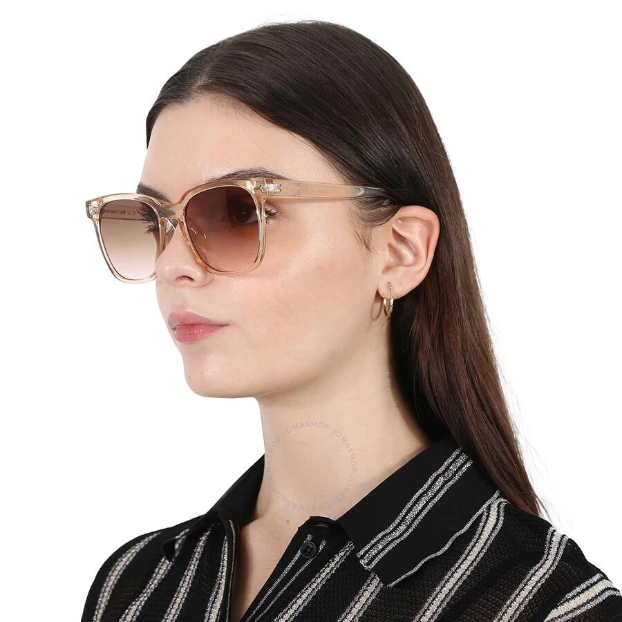 商品Calvin Klein|Calvin Klein Brown Gradient Square Ladies Sunglasses CK20519S 270 55,价格¥186,第2张图片详细描述