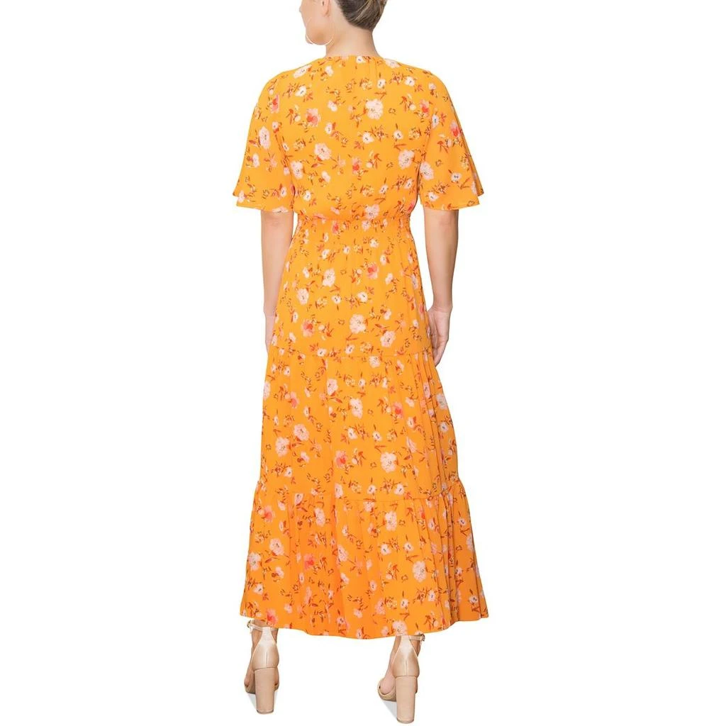 商品RACHEL Rachel Roy|Womens Chiffon Smocked Maxi Dress,价格¥451,第2张图片详细描述