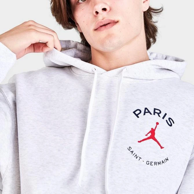 Men's Jordan Paris Saint-Germain Logo Print Pullover Hoodie 商品