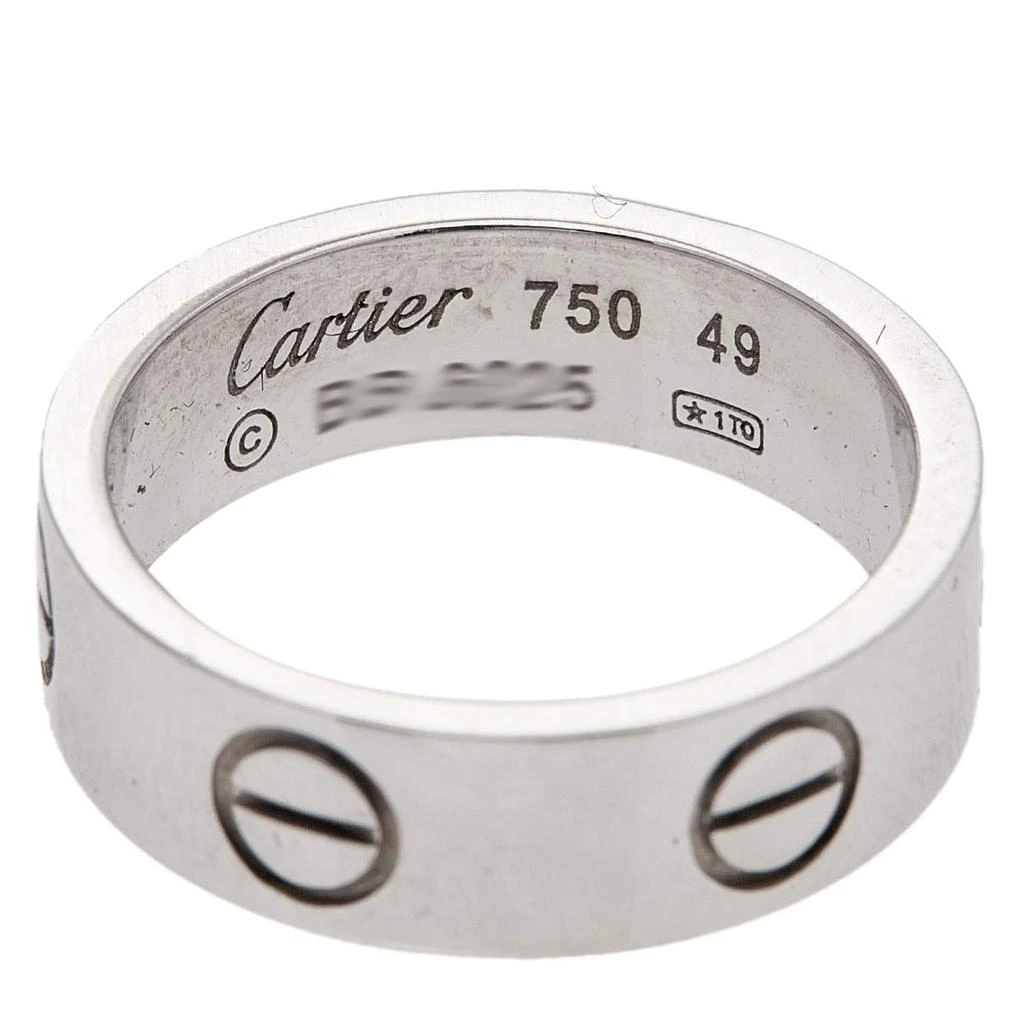 商品[二手商品] Cartier|Cartier Love 18K White Gold Ring EU 49,价格¥5108,第5张图片详细描述