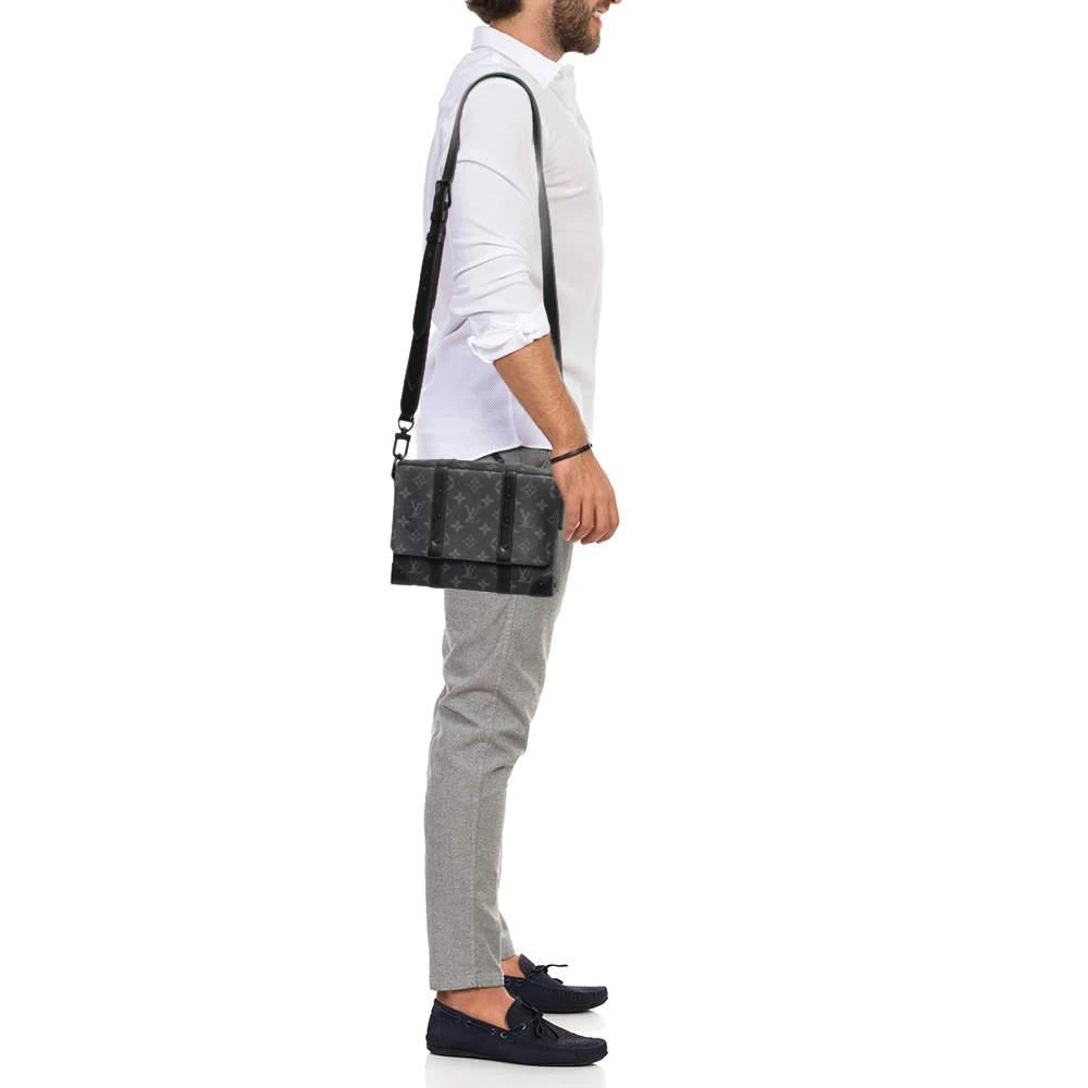 商品[二手商品] Louis Vuitton|Louis Vuitton Monogram Eclipse Canvas Trunk Messenger Bag,价格¥13332,第2张图片详细描述