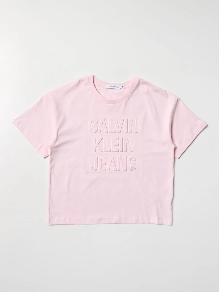 商品Calvin Klein|Calvin Klein T-shirt with embossed logo,价格¥176,第1张图片