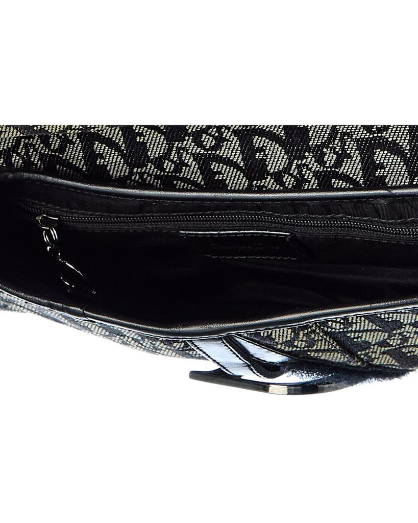 Dior Black Canvas Oblique Saddle Bag (Authentic Pre-Owned)商品第4张图片规格展示