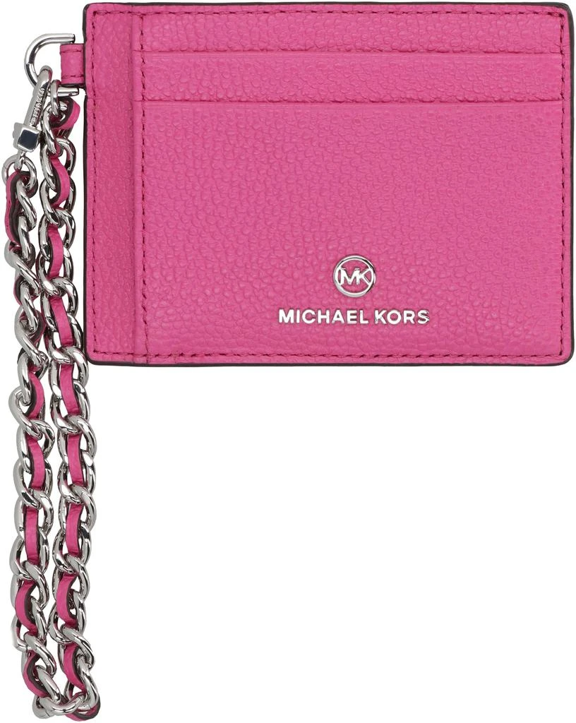 商品Michael Kors|PEBBLED CALFSKIN CARD HOLDER,价格¥652,第2张图片详细描述