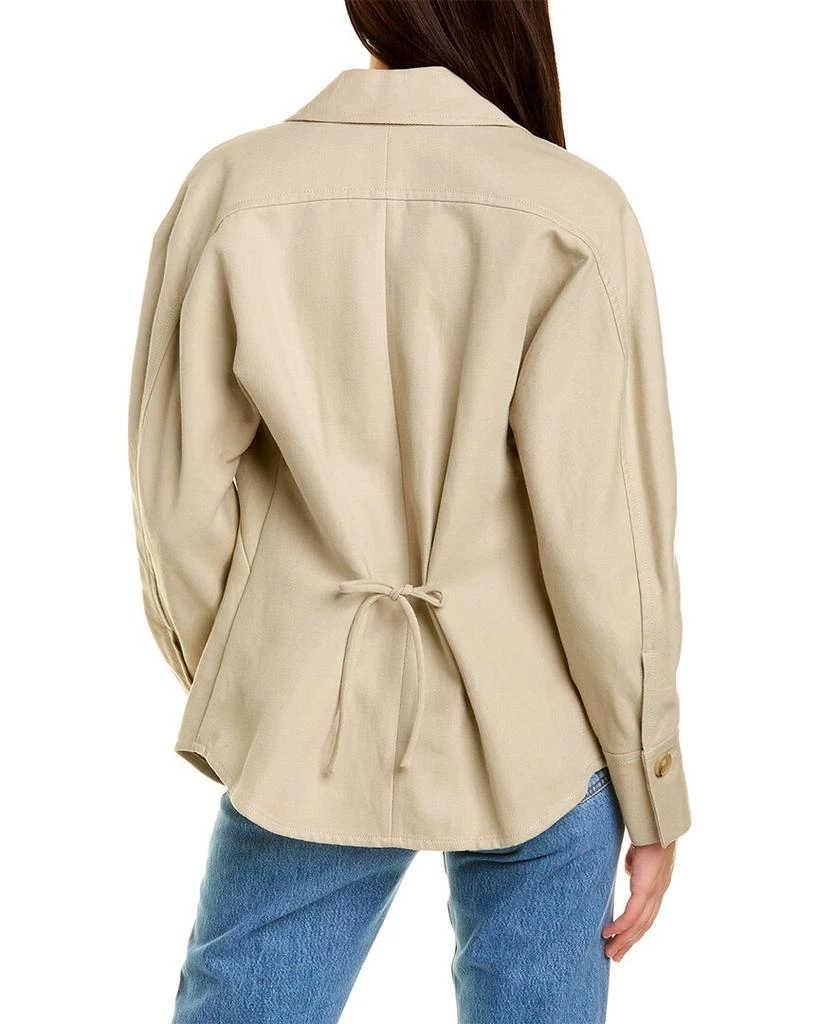 商品Vince|Vince Tie Back Linen-Blend Jacket,价格¥906,第2张图片详细描述