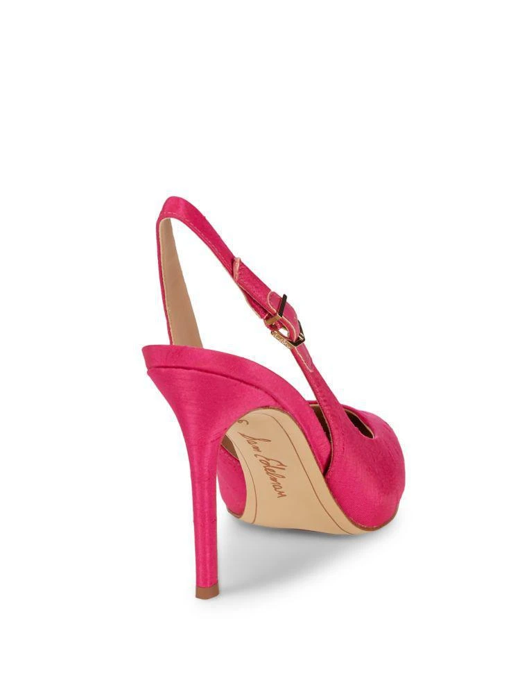 商品Sam Edelman|Hastings Silk Dupioni Slingback Pump,价格¥303,第3张图片详细描述