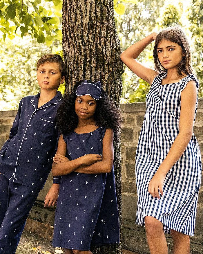 商品Petite Plume|Girls' Gingham Amelie Nightgown - Baby, Little Kid, Big Kid,价格¥325,第5张图片详细描述