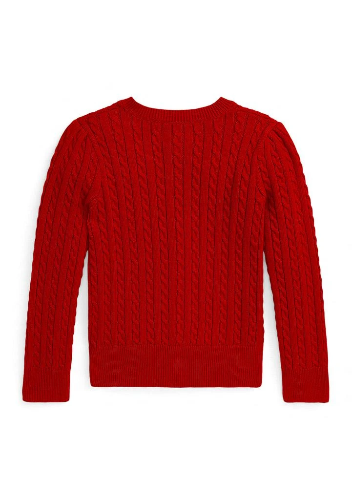 商品Ralph Lauren|Girls 2-6x Mini Cable Cotton Cardigan,价格¥307,第2张图片详细描述