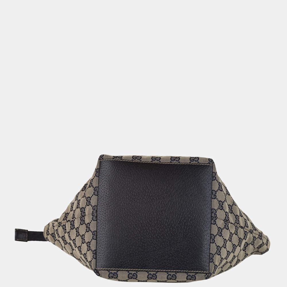 商品[二手商品] Gucci|Gucci Brown/Multicolor GG Canvas Web Handbag,价格¥4119,第6张图片详细描述