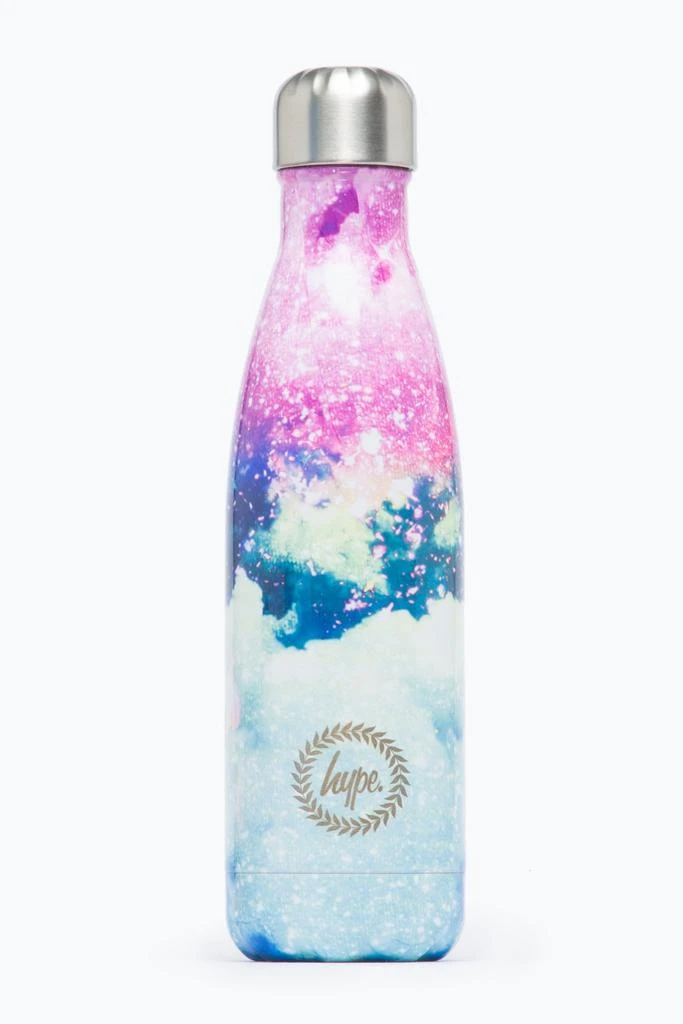 商品HYPE ACCESSORIES|HYPE GLITTER SKIES METAL WATER BOTTLE - 500ML,价格¥120,第1张图片