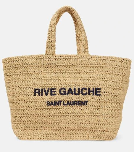 商品Yves Saint Laurent|Rive Gauche酒椰叶纤维托特包,价格¥15413,第1张图片