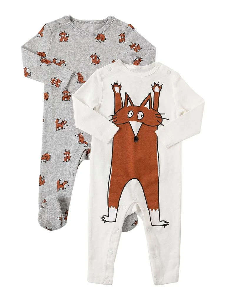 商品Stella McCartney|Set Of 2 Printed Organic Cotton Rompers,价格¥574,第1张图片