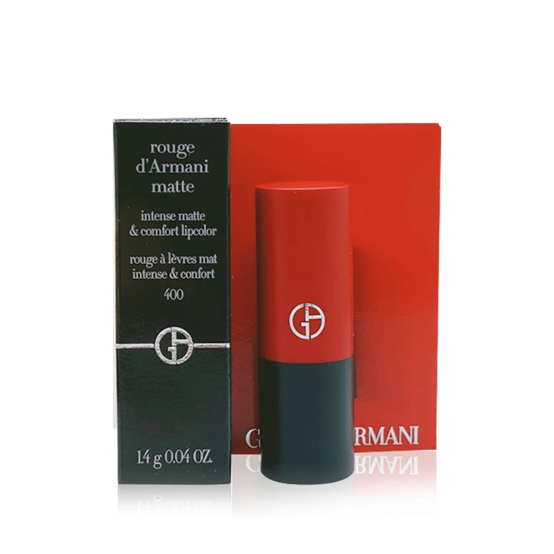 商品[国内直发] Armani|阿玛尼挚爱哑光唇膏口红#400,价格¥110,第1张图片