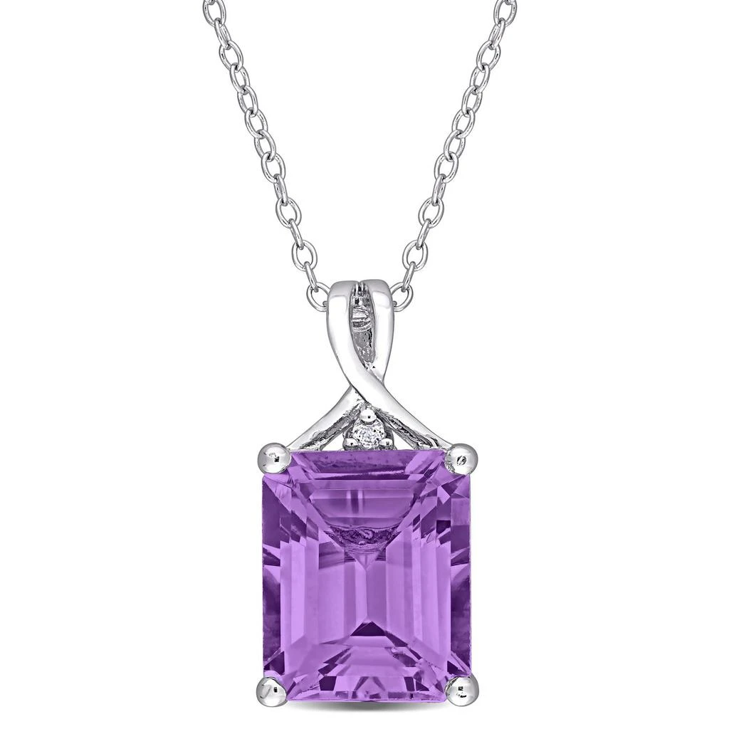 商品Delmar|Amethyst and White Topaz Necklace,价格¥1013,第1张图片