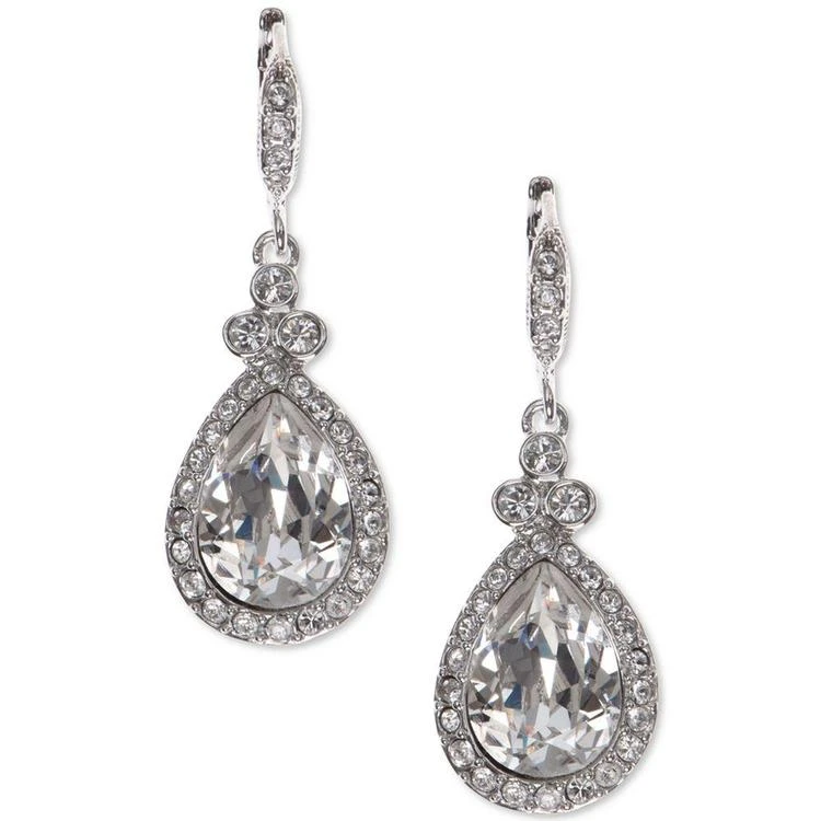 商品Givenchy|纪梵希吊坠耳环Givenchy Teardrop Pavé Crystal Drop Earrings,价格¥337,第1张图片