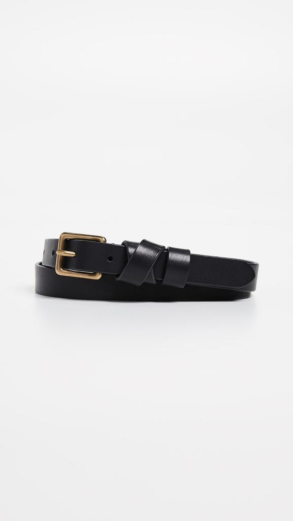 Madewell Leather Crisscross Skinny Belt商品第2张图片规格展示