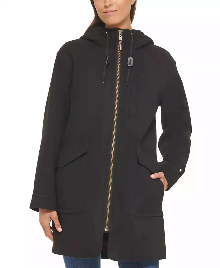 商品Tommy Hilfiger|Women's Zip Front Hooded Coat,价格¥824,第5张图片详细描述