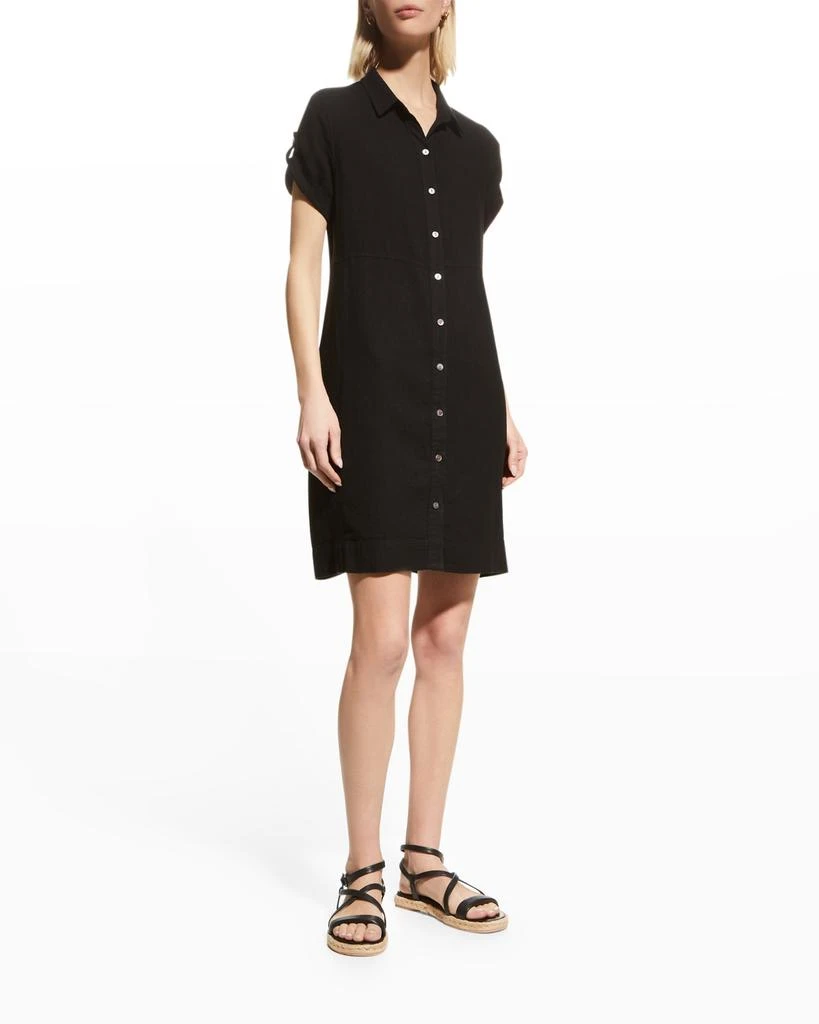 商品NIC+ZOE|Rumba Woven Short-Sleeve Shirtdress,价格¥516,第3张图片详细描述