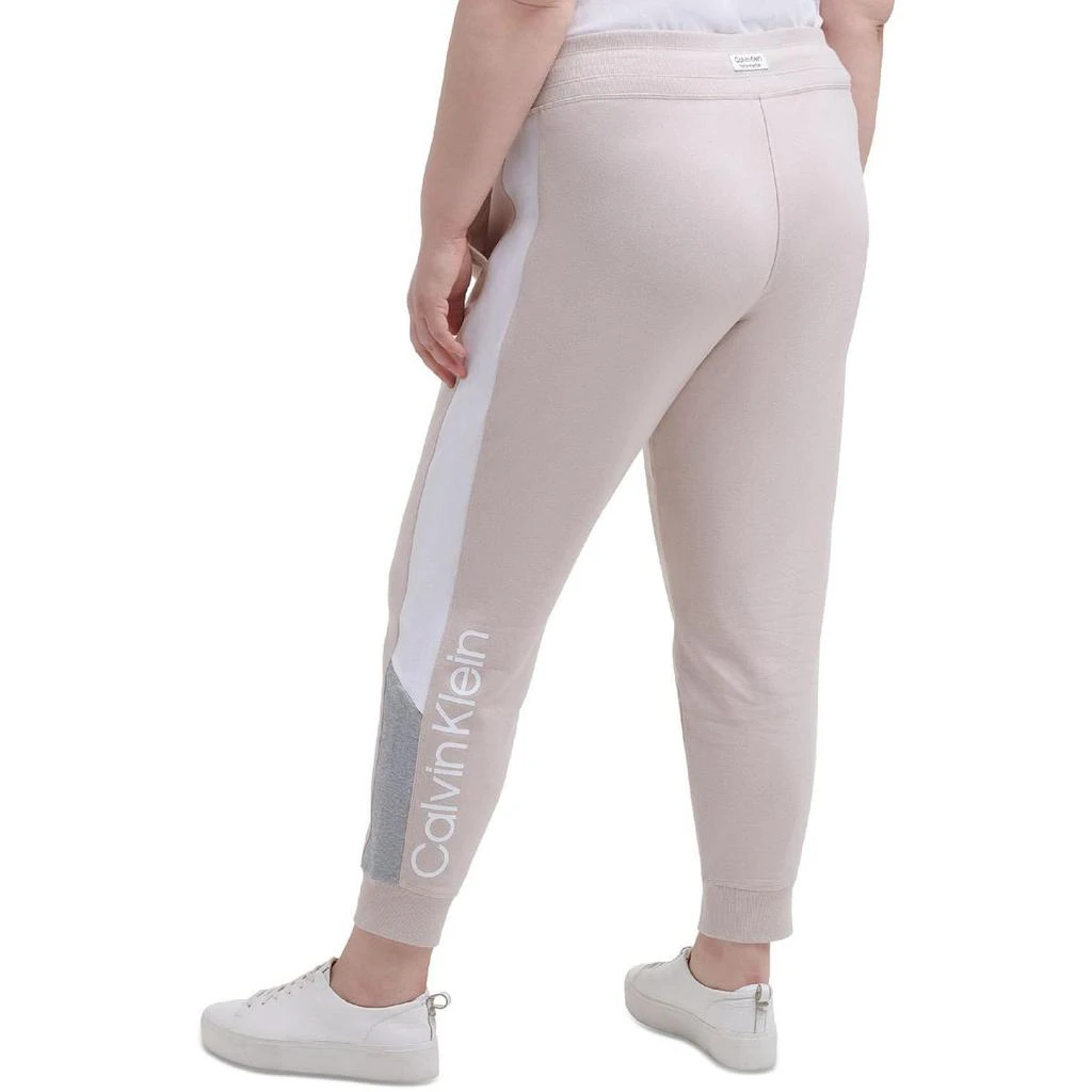 商品Calvin Klein|Calvin Klein Performance Womens Plus Logo Cozy Sweatpants,价格¥54,第2张图片详细描述