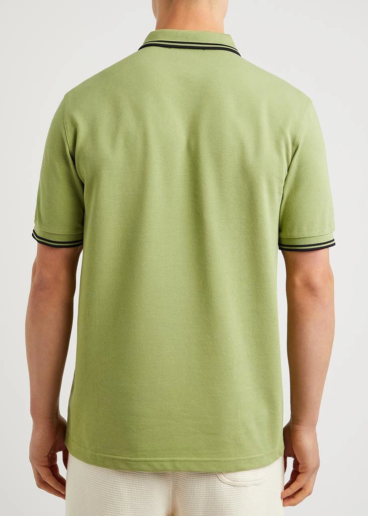 商品Fred Perry|Light green piqué cotton polo shirt,价格¥400,第3张图片详细描述