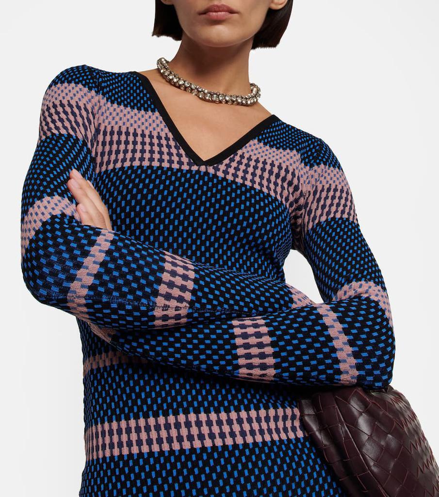 商品Diane von Furstenberg|长袖针织迷你连衣裙,价格¥3647,第6张图片详细描述