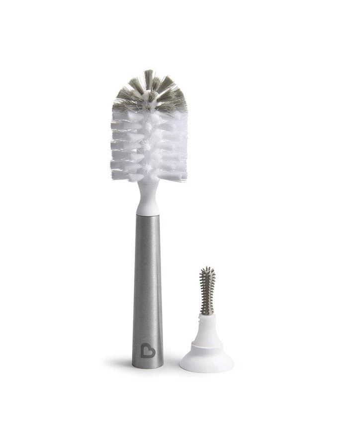 商品Munchkin|Shine Stainless Steel Bottle Brush and Refill Brush Head,价格¥165,第3张图片详细描述