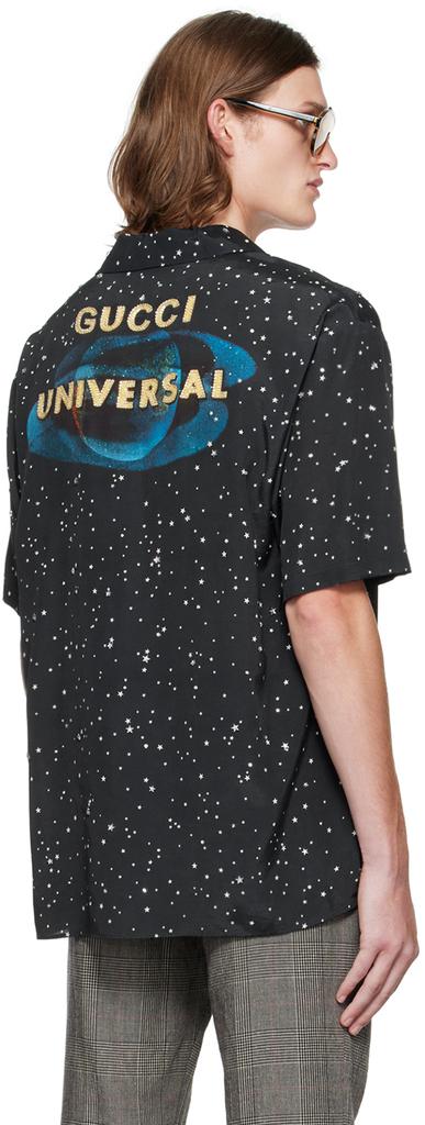 Black 'Gucci Universal' Shirt商品第3张图片规格展示