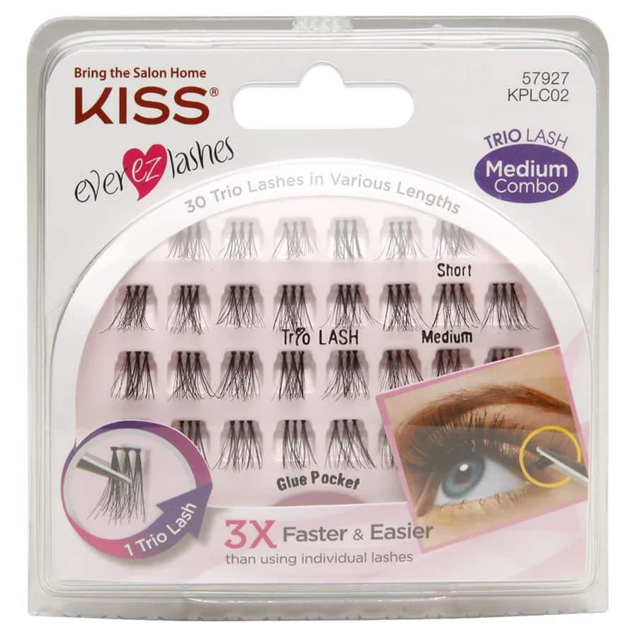 商品Kiss|Ever-EZ Lashes Trio Lash Set,价格¥57,第1张图片