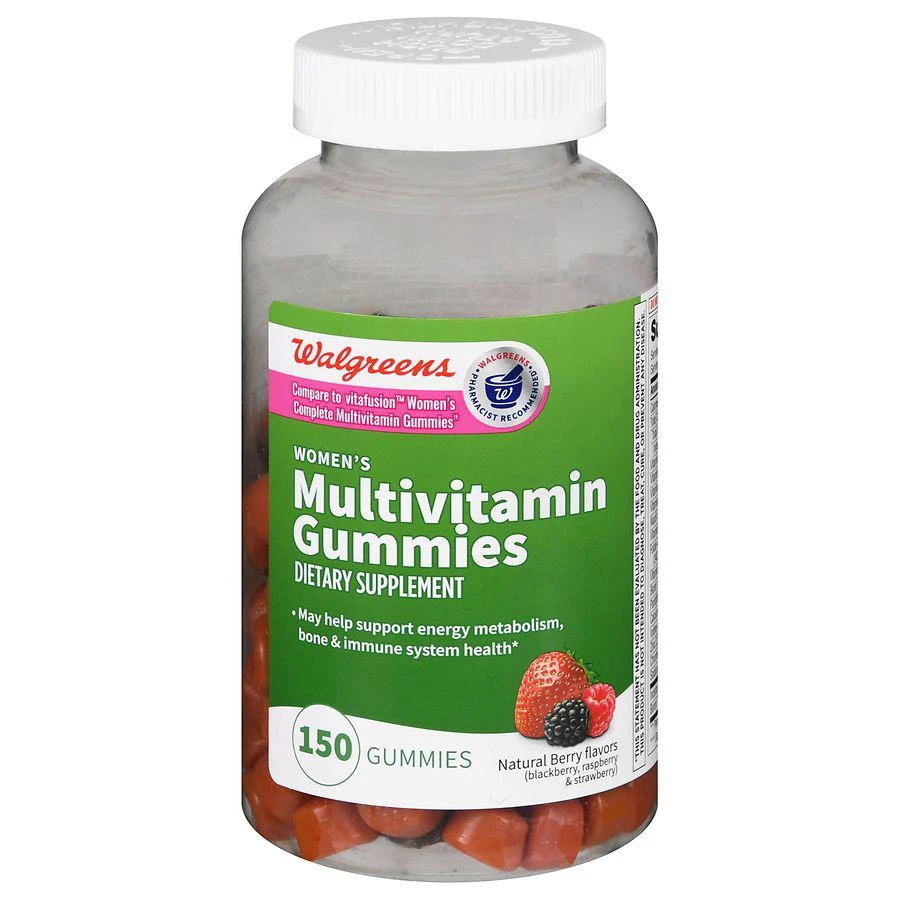 商品Walgreens|Women's Multivitamin Gummies Natural Berry,价格¥104,第1张图片