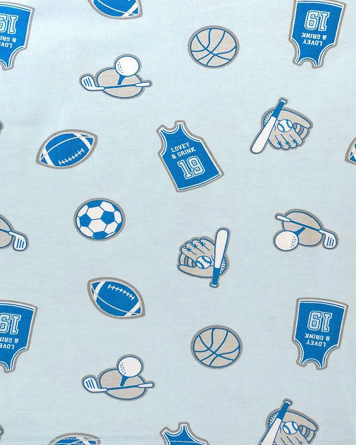 商品Lovey&Grink|Unisex Sport Pajama Set - Baby, Little Kid, Big Kid,价格¥313,第4张图片详细描述