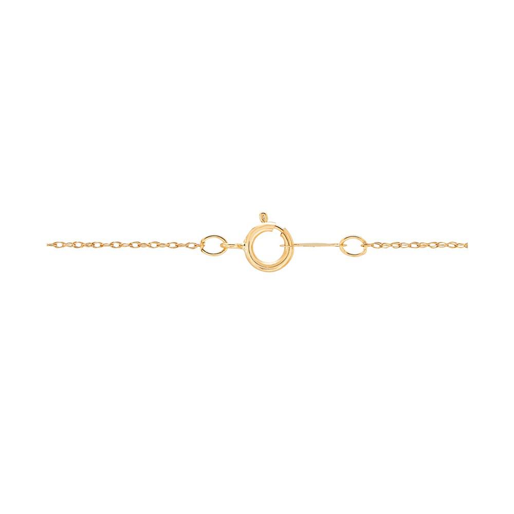 Opal (1-1/2 ct. t.w.) & Diamond (1/20 ct. t.w.) 18" Pendant Necklace in 14k Gold商品第3张图片规格展示