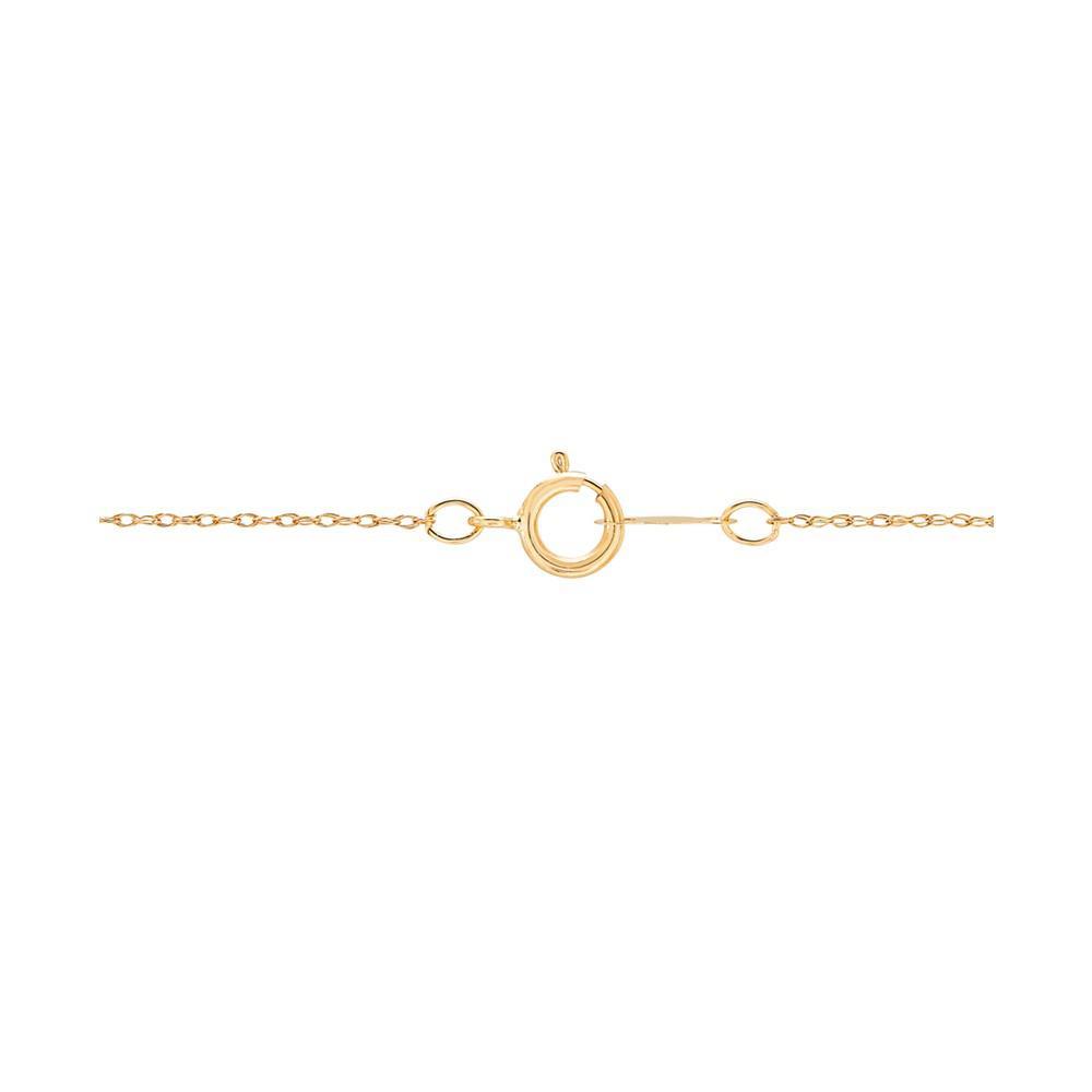 商品Macy's|Opal (1-1/2 ct. t.w.) & Diamond (1/20 ct. t.w.) 18" Pendant Necklace in 14k Gold,价格¥6089,第5张图片详细描述