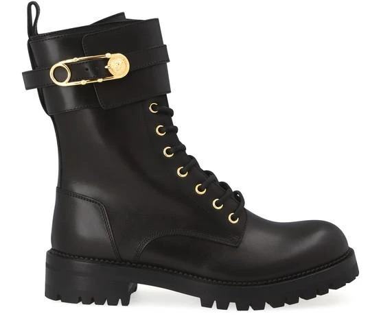 商品Versace|皮革及踝靴,价格¥4520,第1张图片