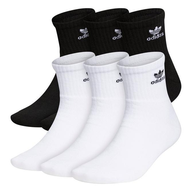 adidas Originals Trefoil Casual Cushioned Crew Socks (6-Pack)商品第1张图片规格展示