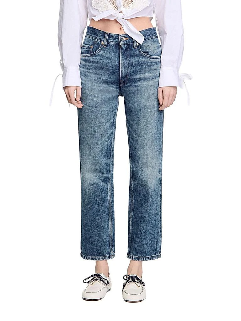 商品Sandro|Faded Jeans,价格¥2203,第2张图片详细描述
