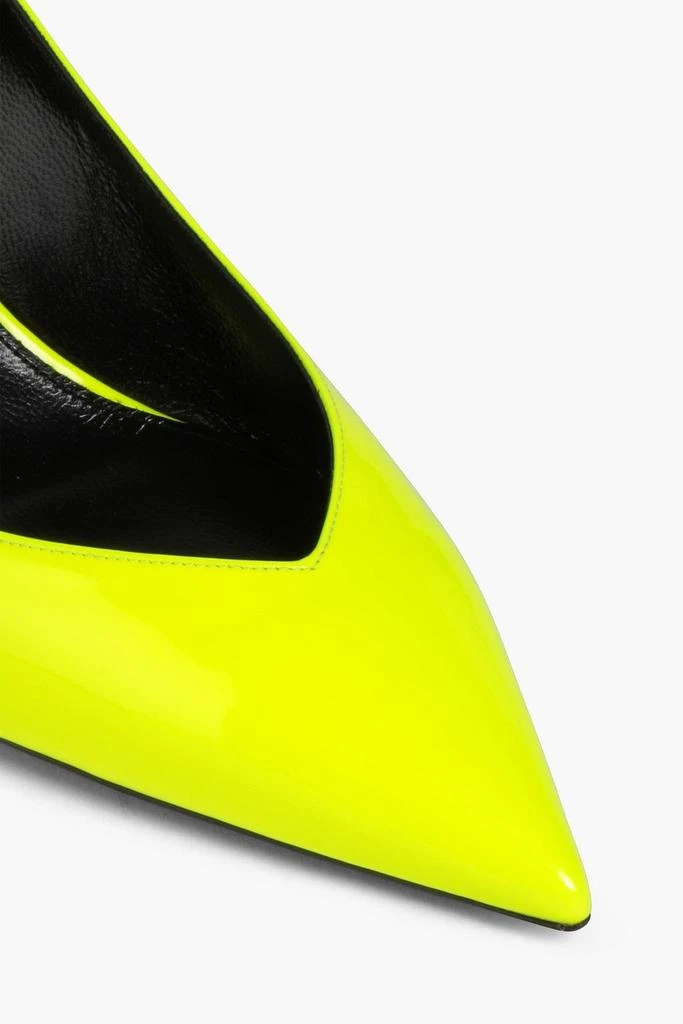 商品Yves Saint Laurent|Neon patent-leather pumps,价格¥3239,第4张图片详细描述