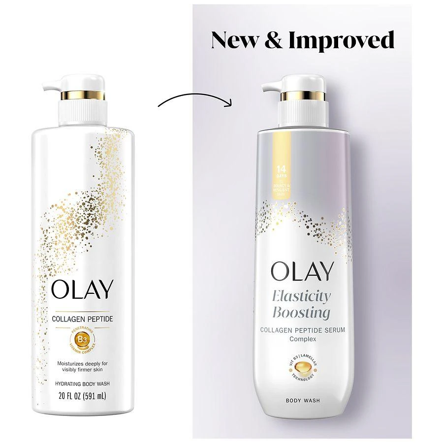 商品Olay|Elasticity Boosting Body Wash Collagen Peptide Serum Complex Collagen Peptide Serum Complex,价格¥90,第2张图片详细描述