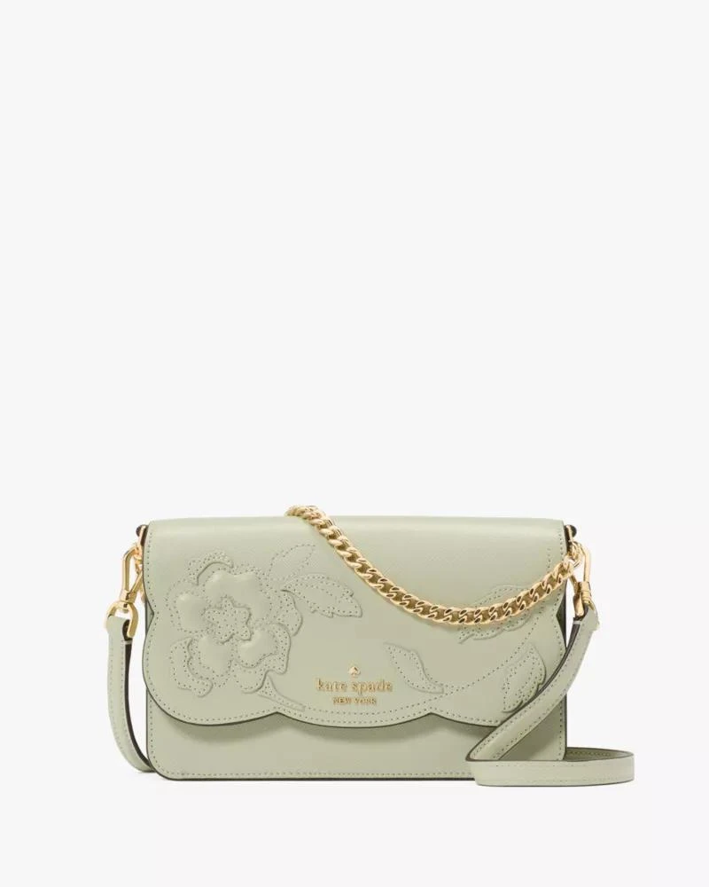 商品Kate Spade|Madison Floral Applique Willow Mini Crossbody,价格¥737,第1张图片