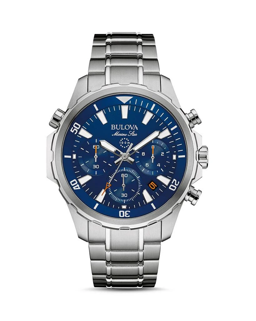 商品Bulova|Marine Start Watch, 43mm,价格¥2947,第1张图片