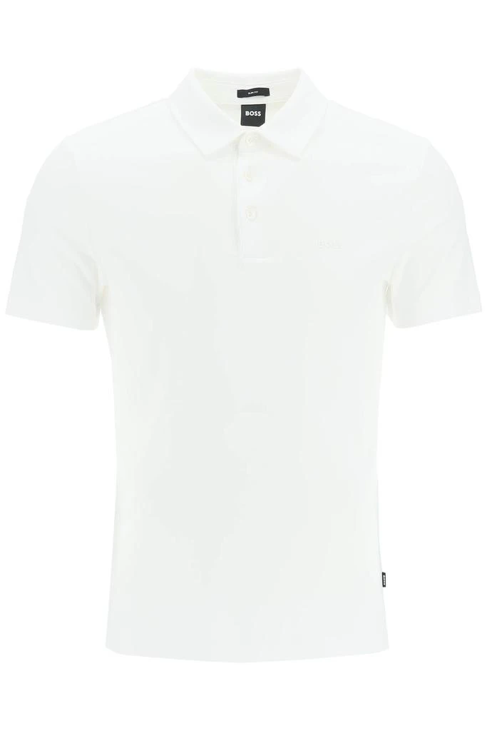 商品Hugo Boss|Boss slim fit jersey polo shirt,价格¥287,第1张图片