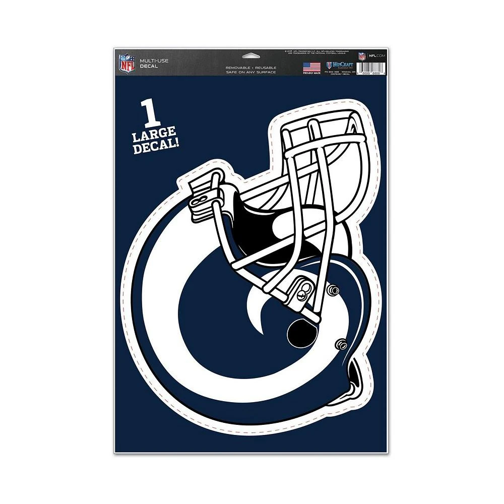 商品Wincraft|Los Angeles Rams 11" x 17" Multi-Use Helmet Decal,价格¥82,第1张图片