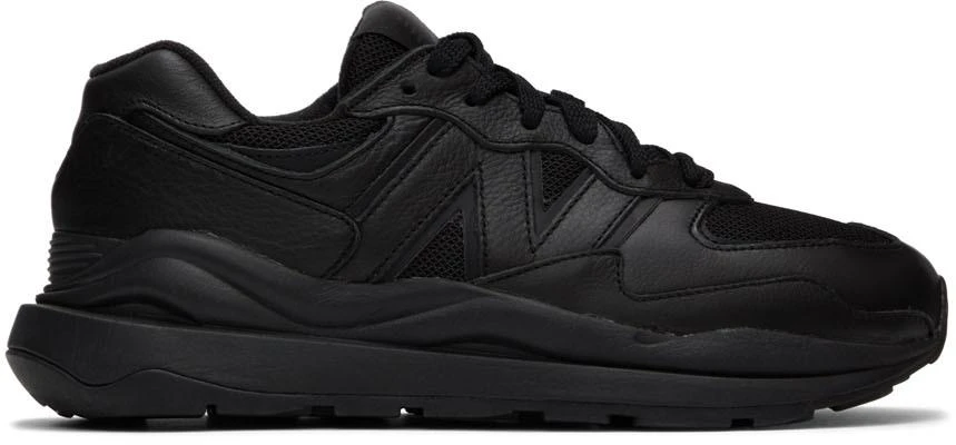 商品New Balance|Black 57/40 Low-Top Sneakers,价格¥595,第1张图片