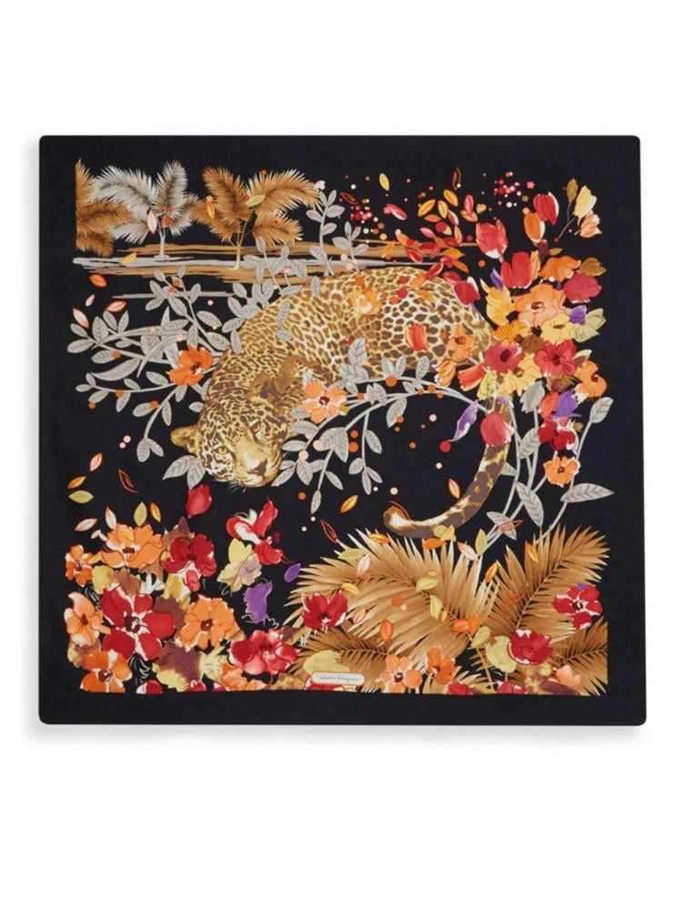 商品Salvatore Ferragamo|Cheetah Silk Scarf,价格¥1994,第2张图片详细描述