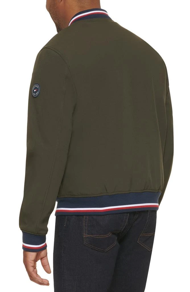 商品Tommy Hilfiger|Soft Shell Varsity Bomber Jacket,价格¥515,第2张图片详细描述