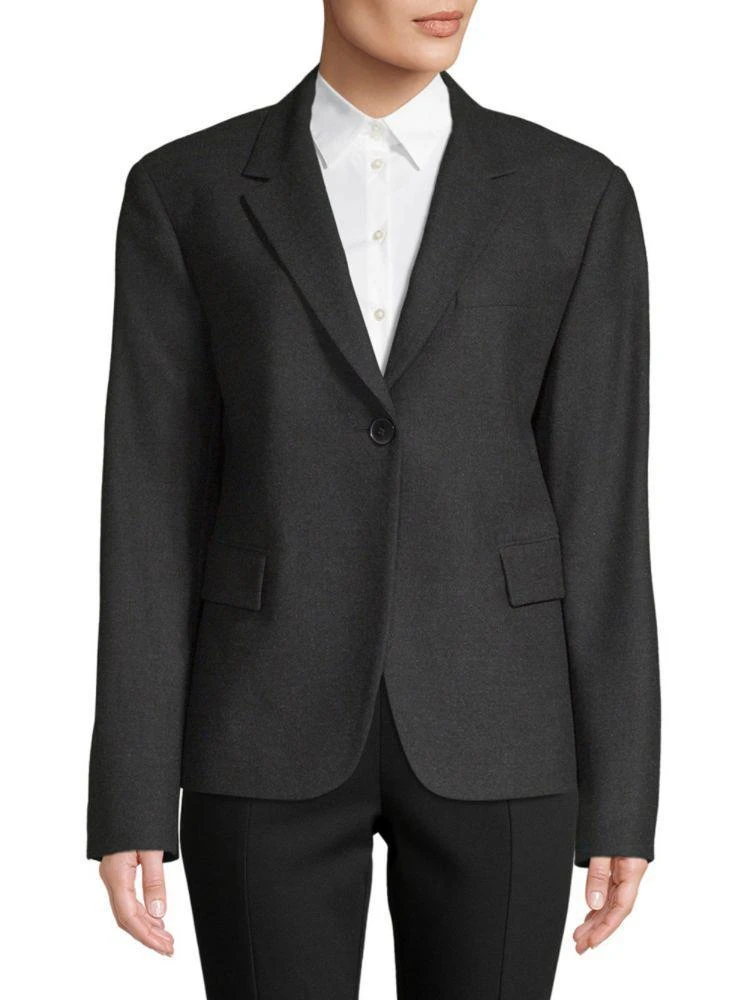 商品Jil Sander|Jil Sander Boxy Wool Silk Blazer,价格¥3719,第1张图片