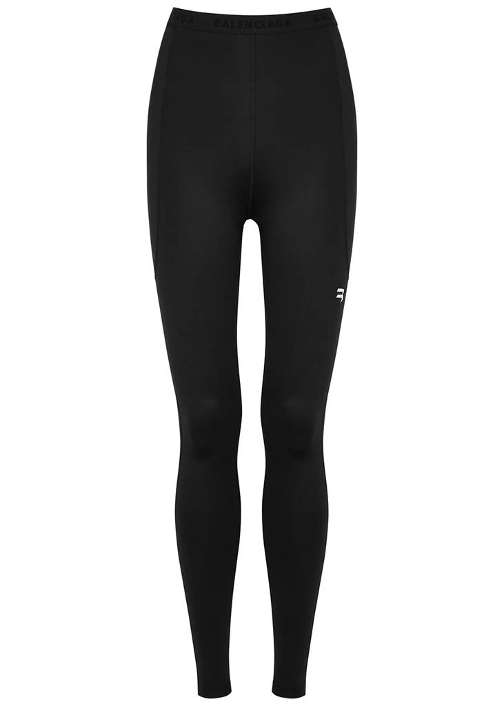 商品Balenciaga|Black logo leggings,价格¥4571,第1张图片
