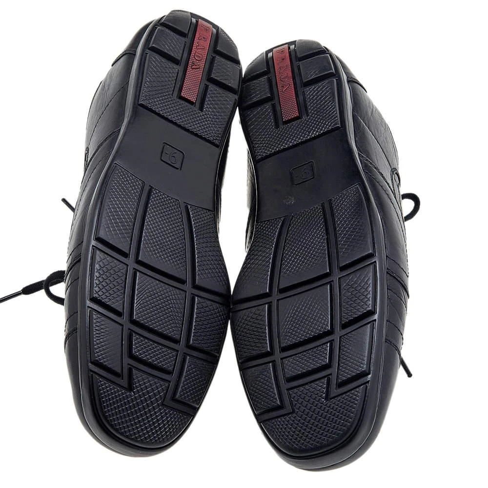 Prada Sport Black Leather Low Top Sneakers Size 43.5 商品