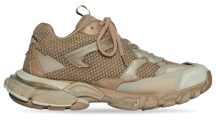 商品[国内直发] Balenciaga|巴黎世家 Track 3.0 耐磨 低帮 运动休闲鞋 女款 棕色 做旧版,价格¥5316,第3张图片详细描述